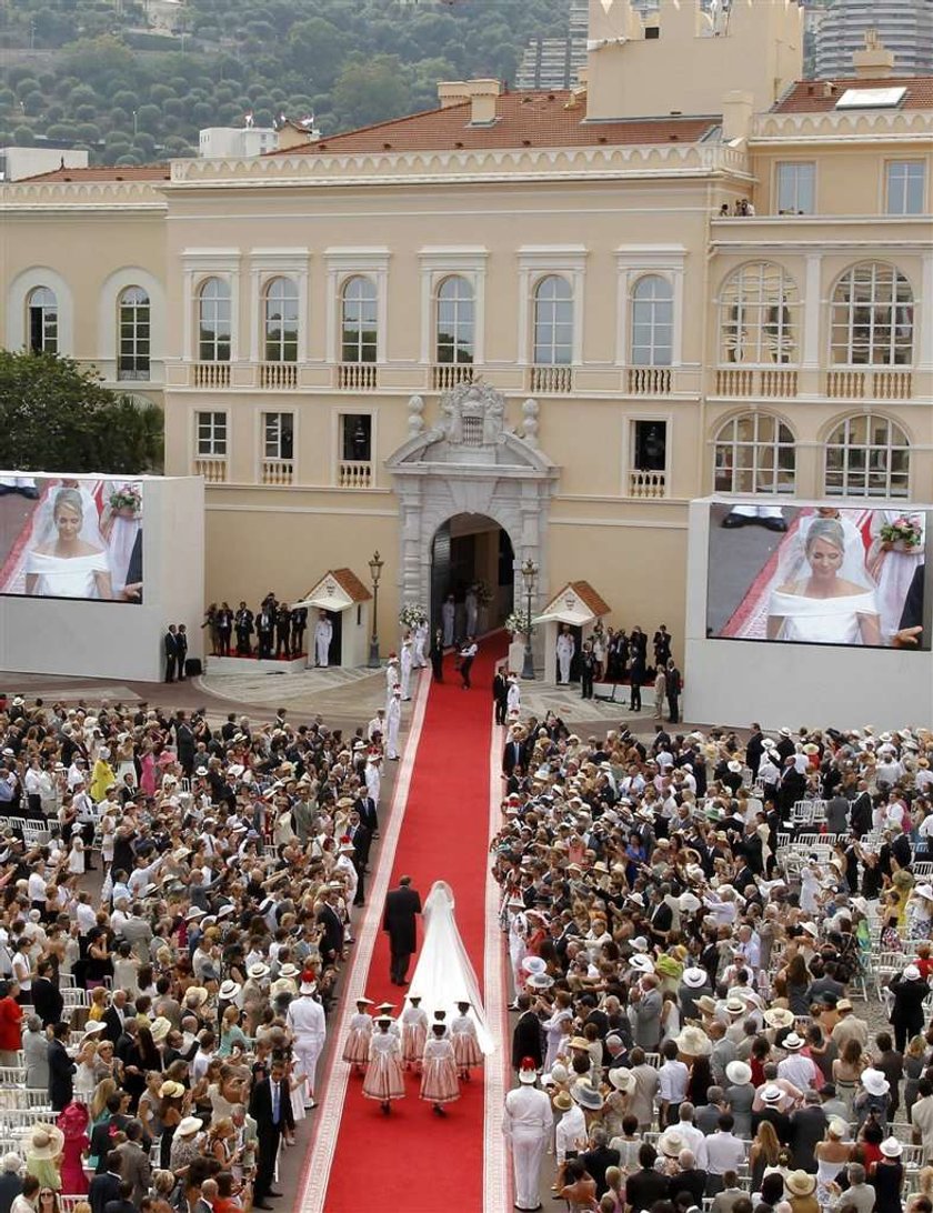 Ślub księcia Monako. Suknia panny młodej...