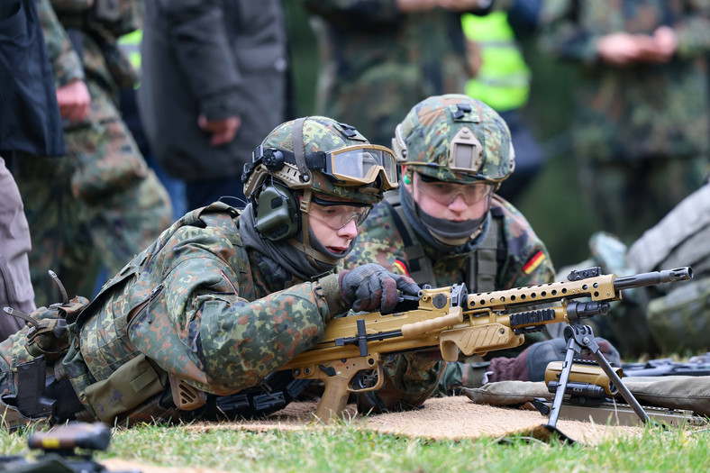 Ćwiczenia niemieckich żołnierzy, luty 2024 r.