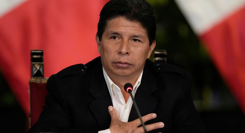 Peruvian President Pedro Castillo.AP Photo/Martin Mejia, File