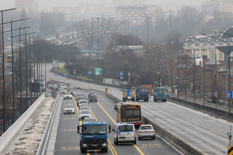 Nowy wiadukt Trasy Łazienkowskiej