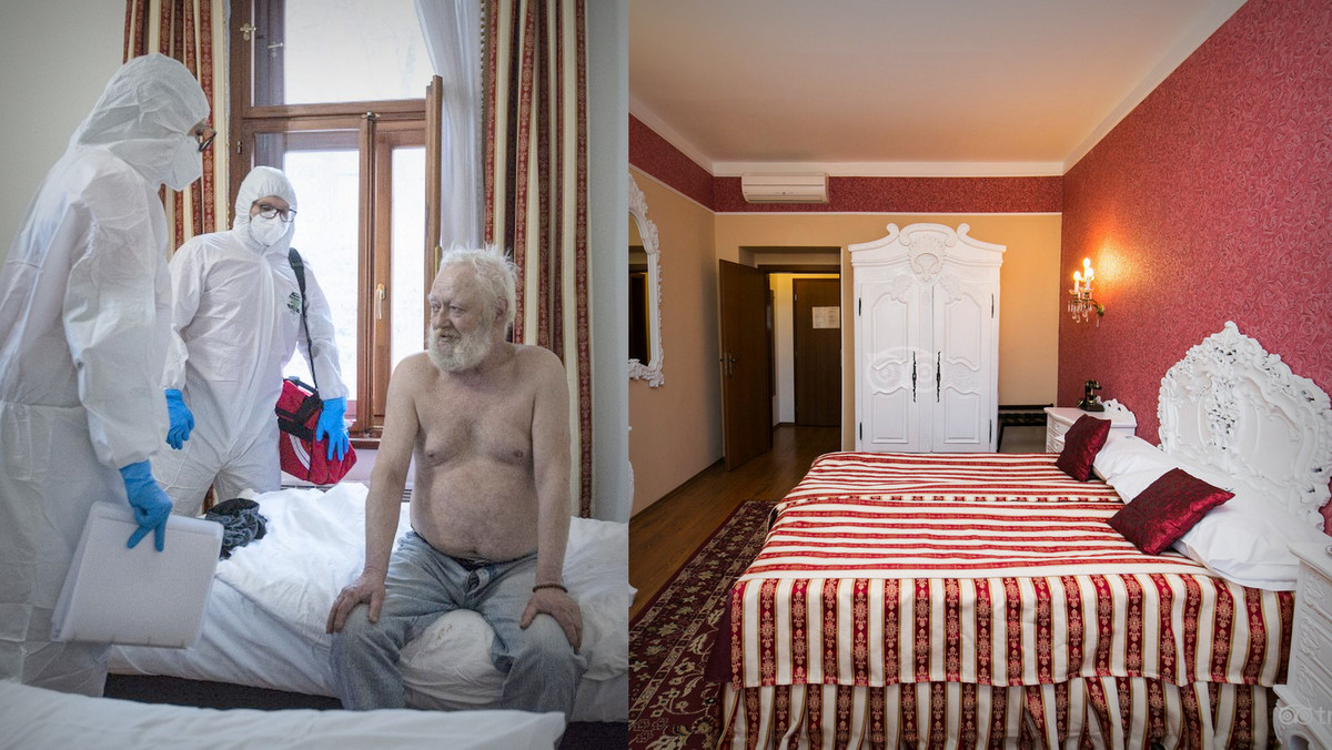 Bezdomni z Pragi leczeni w luksusowym hotelu King Charles Boutique
