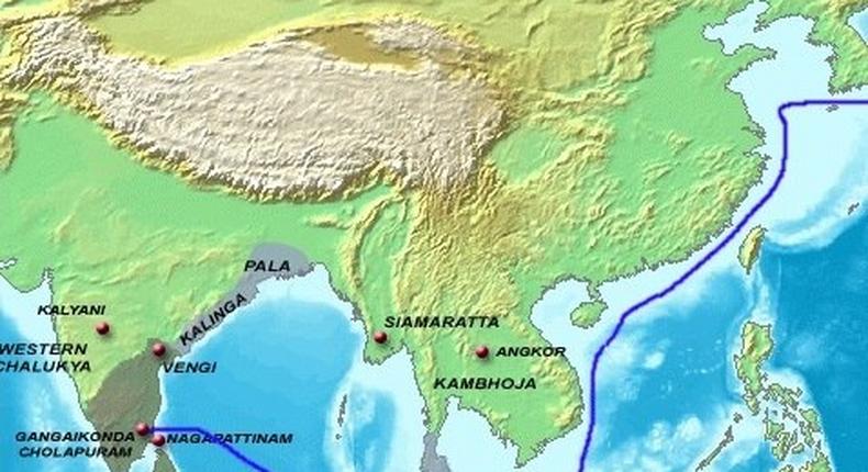 Map of Andaman and Nicobar