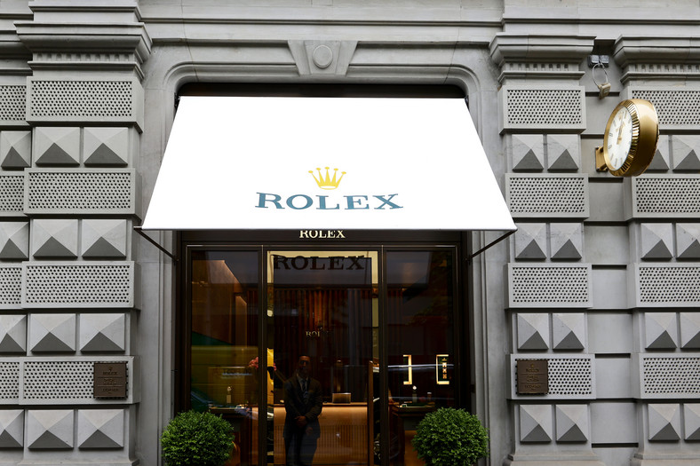 Butik Rolexa w Zurychu.