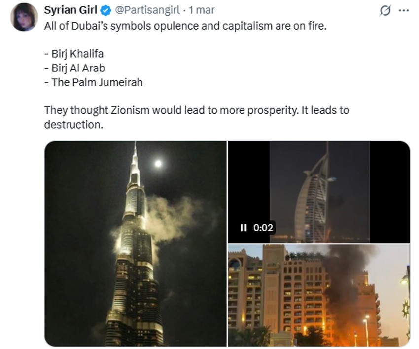 Ai fotografije i objave o ratu u Iranu i Dubaiju