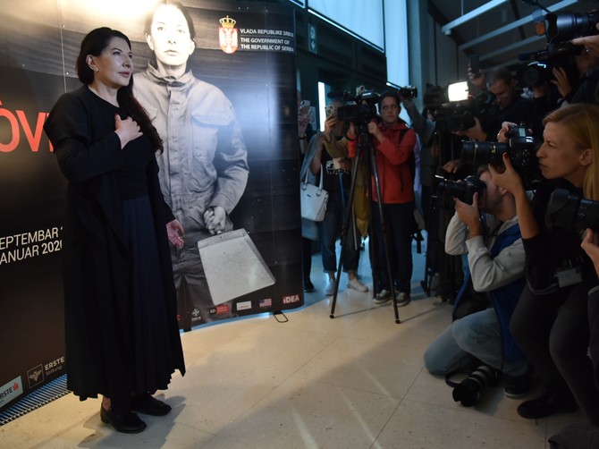 Marina Abramović isnoć u Beogradu