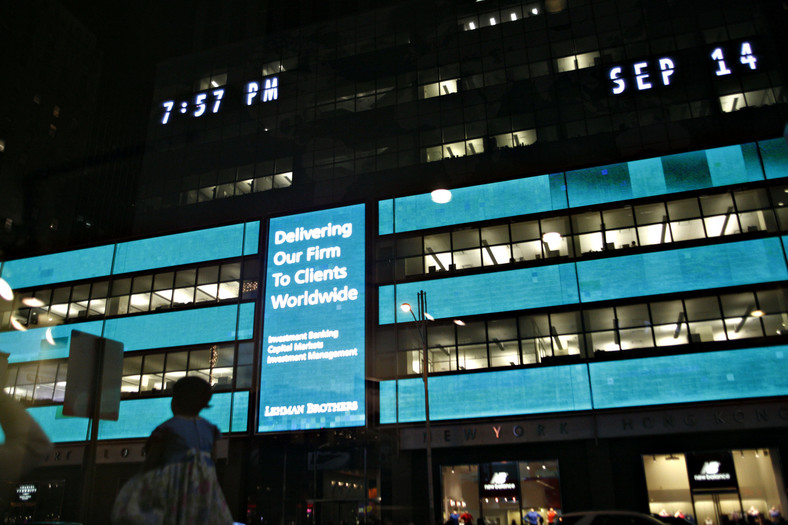 Siedziba Lehman Brothers, wrzesień 2008 roku