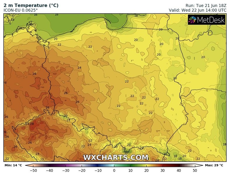 Od zachodu zacznie wlewać się coraz cieplejsze powietrze