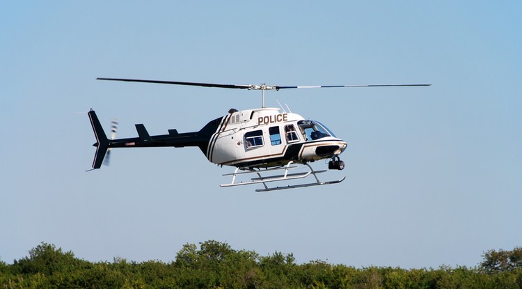 a Balatonba zuhant egy rendőrségi helikopter Fotó: Getty Images