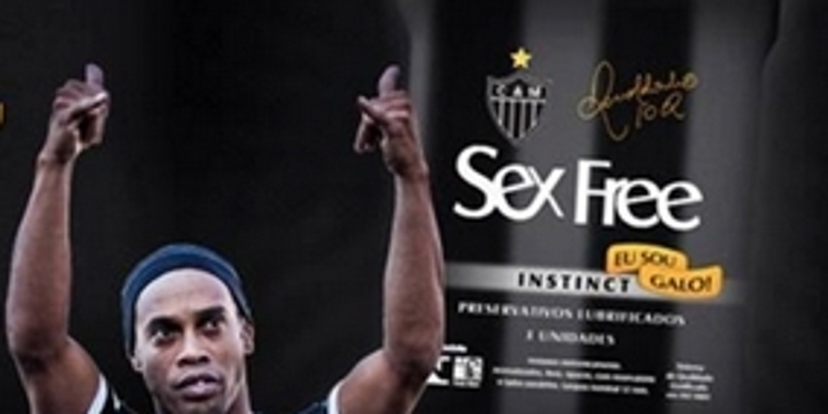 Ronaldinho ma swoje prezerwatywy