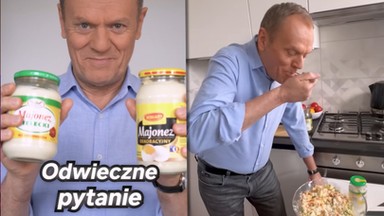 Majonez Kielecki czy Winiary? Donald Tusk znalazł odpowiedź [WIDEO]