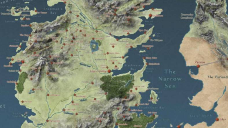 Gra o tron: z tą interaktywną mapą zwiedzisz całe Westeros