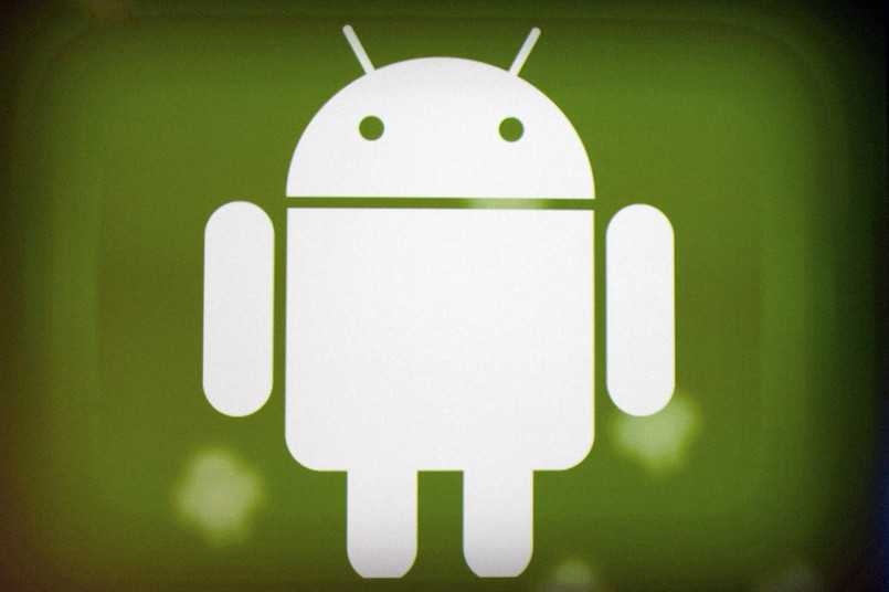Logo Google Android. Fot. David Paul Morris/Bloomberg