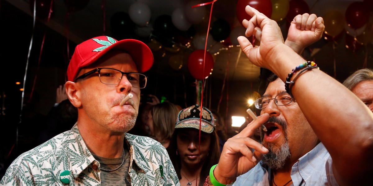 Americans overwhelmingly said yes to marijuana on Election Day