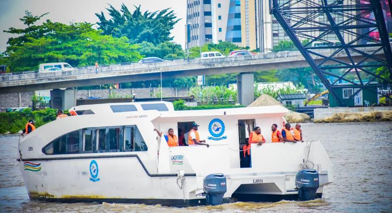 Lagos govt distributes free cowry cards to ferry users. [Nigeria News Direct]