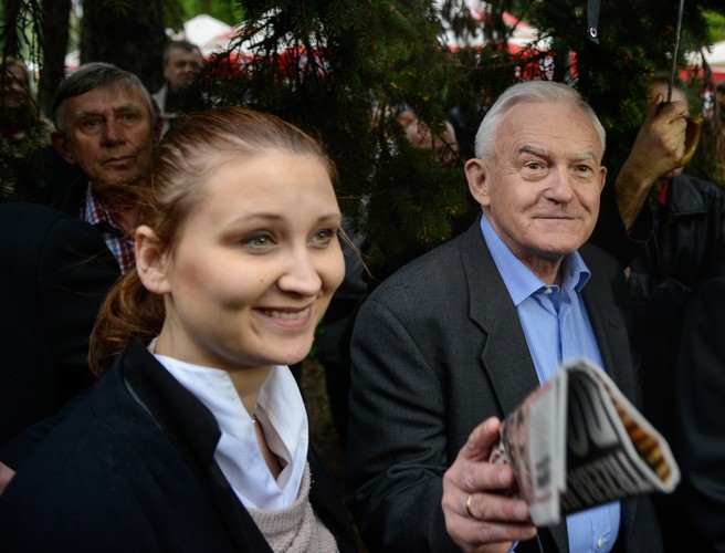 Paulina Piechna-Więckiewicz i Leszek Miller