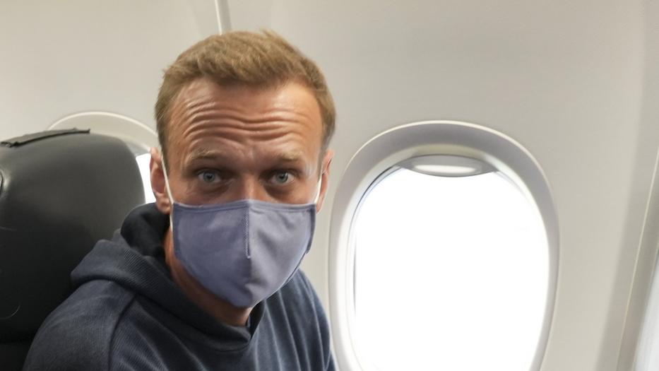 A német szövetségi kormány elítéli Navalnij őrizetbevételét / Fotó: MTI/AP/Mstyslav Chernov