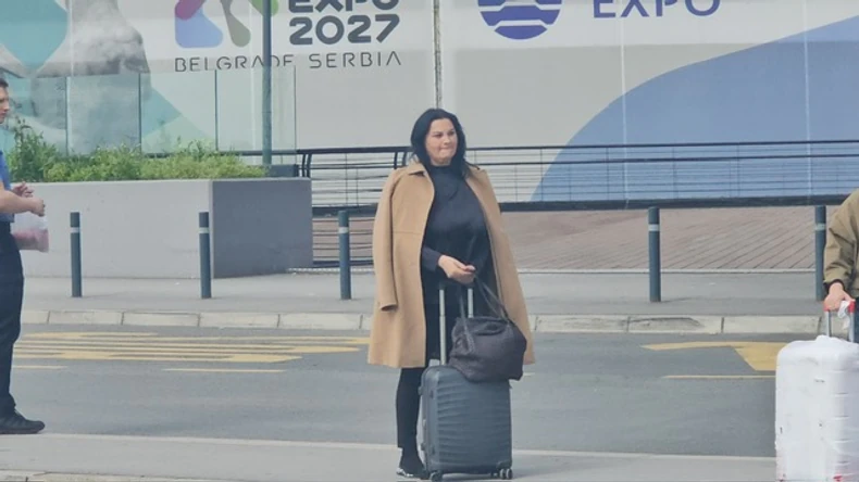 Janu Todorović sačekala ćerka na aerodromu