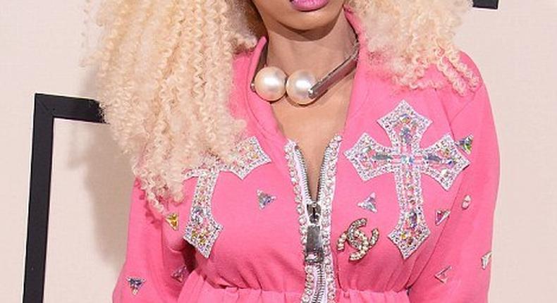 Dencia in a Hello kitty outfit