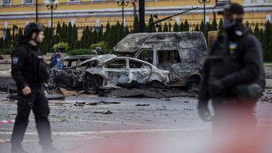 Zmasowany atak na ukraińskie miasta. "Siedzę cały dzień w przedpokoju"