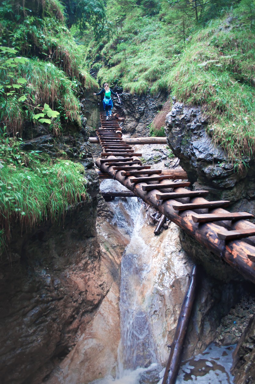 Slovenský raj je obľúbená turistická oblasť.
