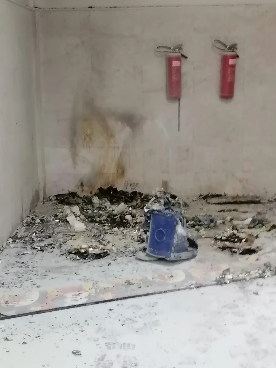  Zapaljena kanta digla vatrogasce na noge