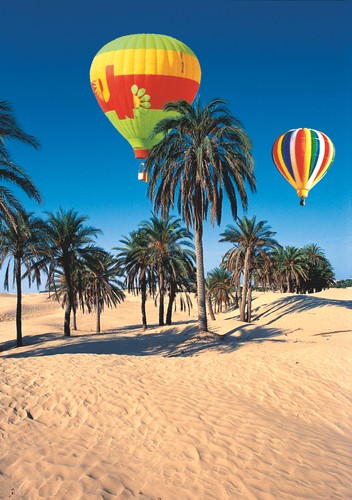 Lot balonem nad oazą dostarczy niezapomnianych wrażeń