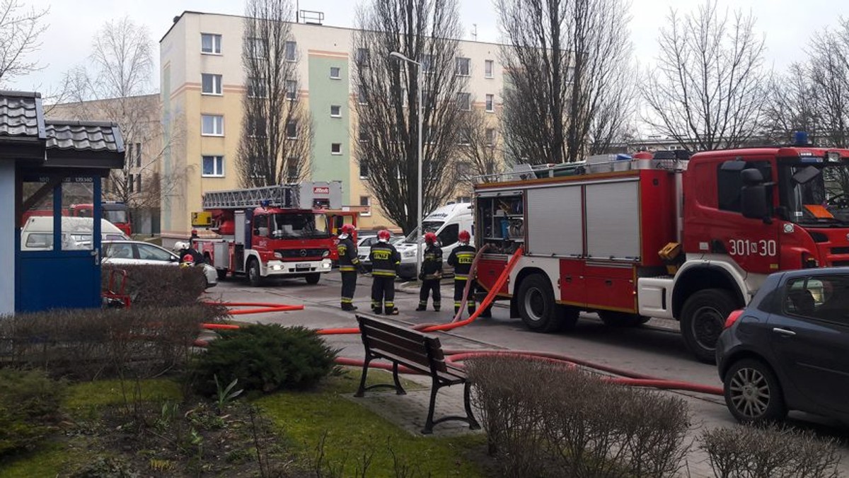 Nikt nie ucierpiał w pożarze mieszkania w bloku przy ulicy Kołobrzeskiej 14 b w Olsztynie.