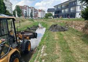 Čišćenje reke Štire u Loznici