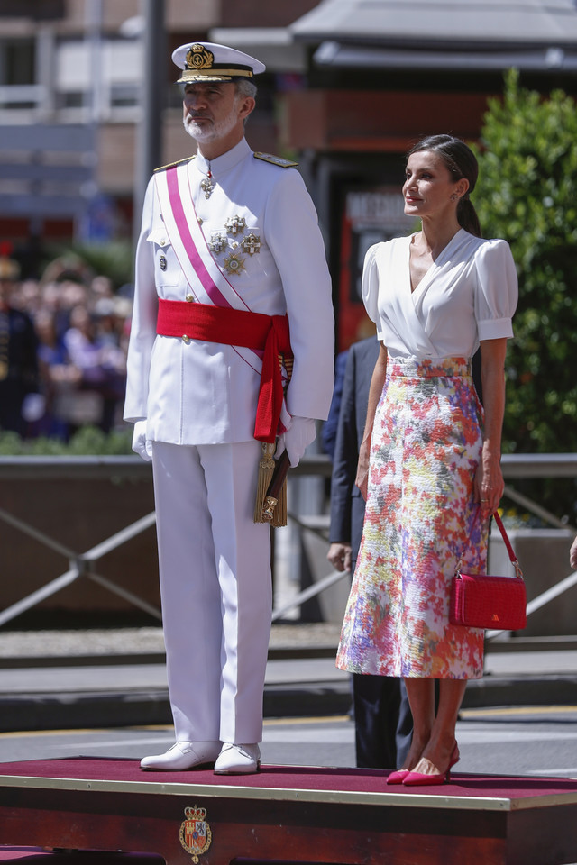 Król Filip VI Burbon i królowa Letizia