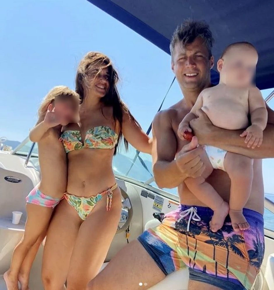 Bojan Vasković na odmoru sa porodicom 