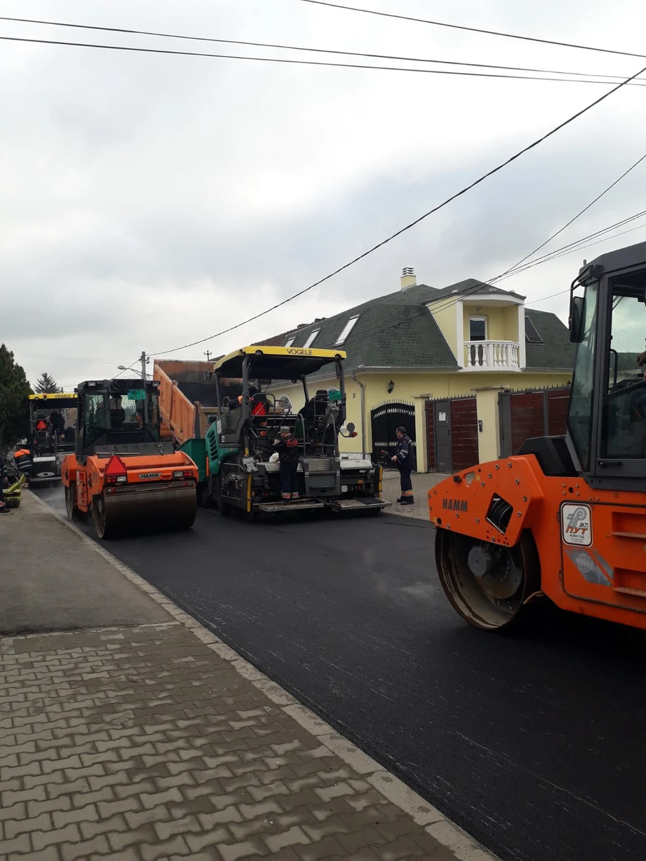 Radovi na uređenju putne infrastrukture u Novom Sadu