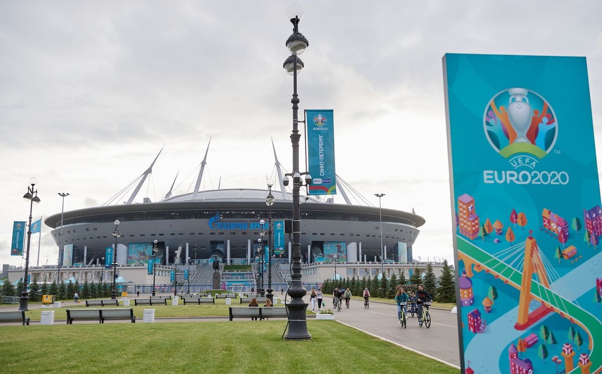 Stadion Gazprom Arena w Sankt Petersburgu