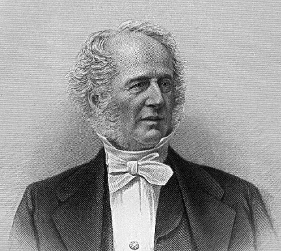 10. Cornelius Vanderbilt (przemysłowiec, 1794-1877) 185 mld USD