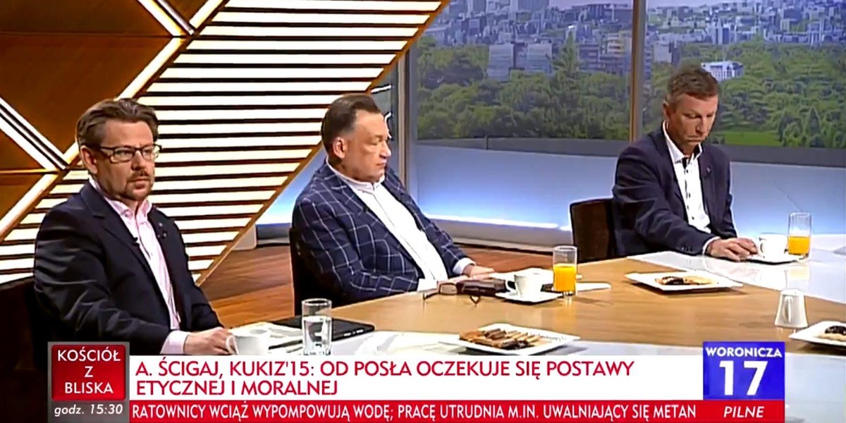 Politycy opozycji wychodzą w trakcie programu TVP. „Rynsztok!"