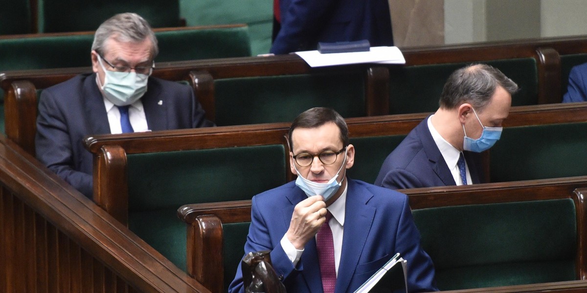 Premier Mateusz Morawiecki w Sejmie