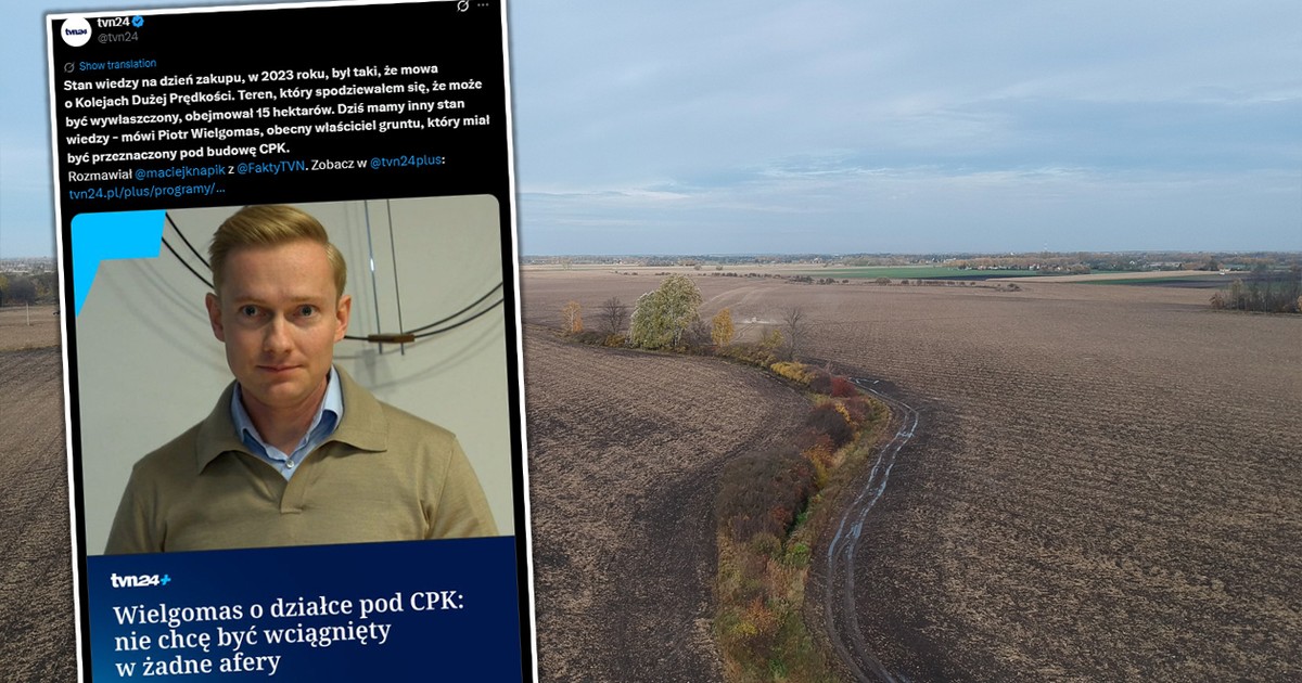 Właściciel działki pod budowę CPK: nie jestem spekulantem