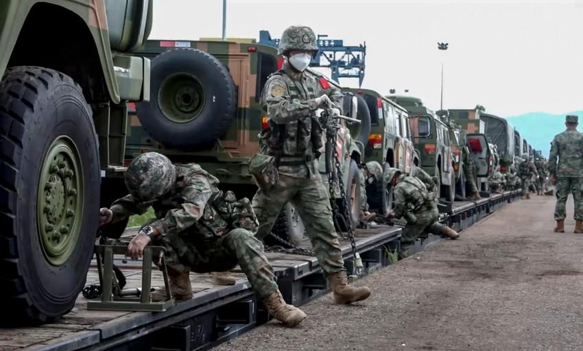 Kineska vojska uoči vojnih vežbi Vostok 2022