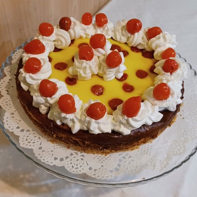 Cseresznyés sajttorta