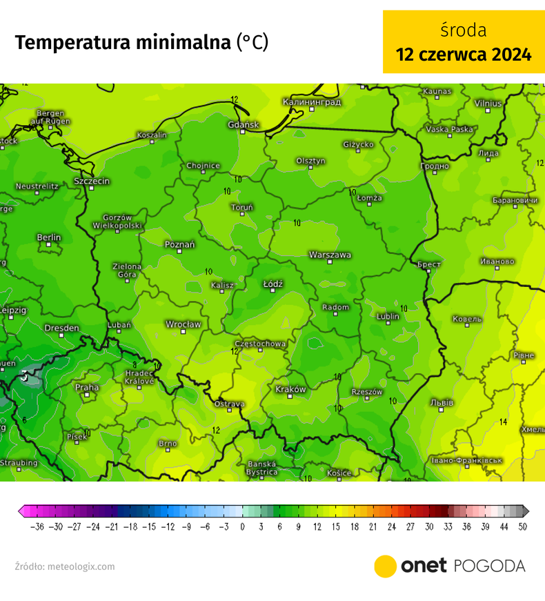 Noc zapowiada się zimna. Miejscami słupki rtęci spadną poniżej 10 st. C