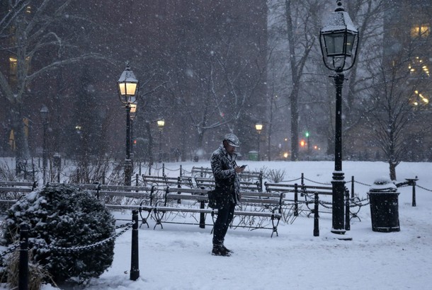 USA NEW YORK WINTER STORM