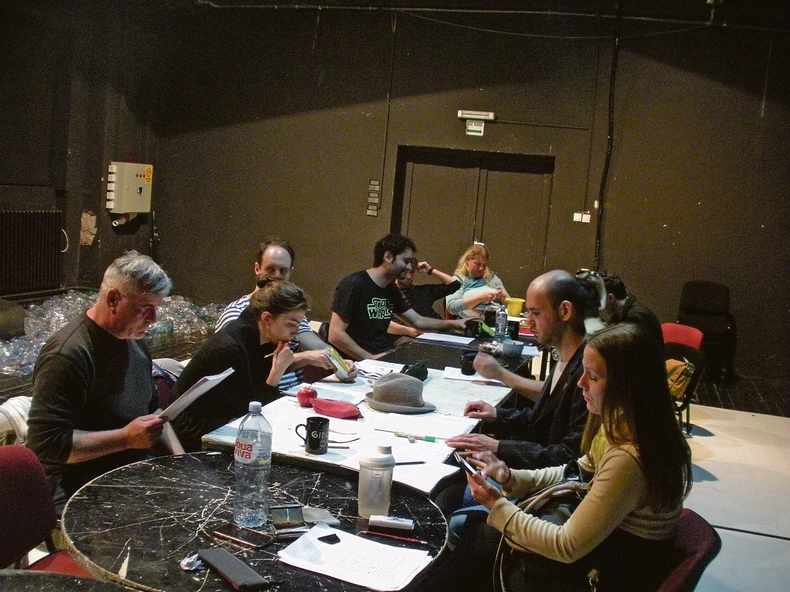 Glumci, reditelj i dramaturg na prvoj probi