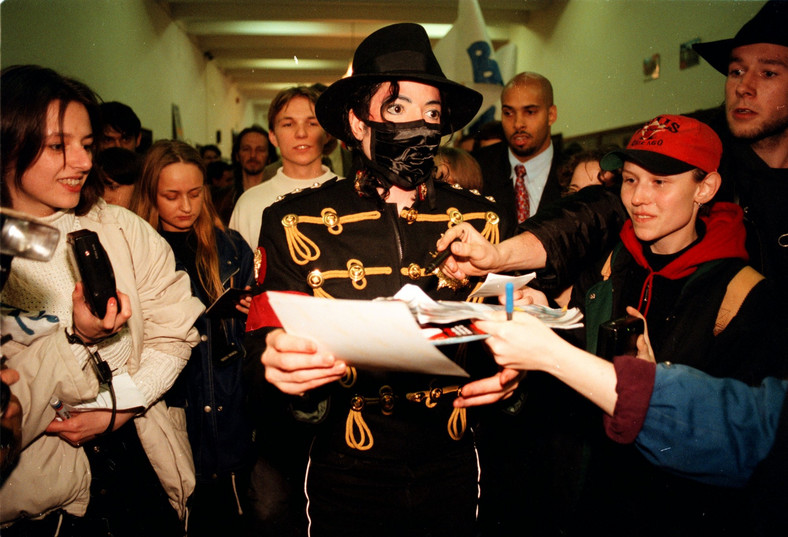 Michael Jackson w Polsce w 1996 r.