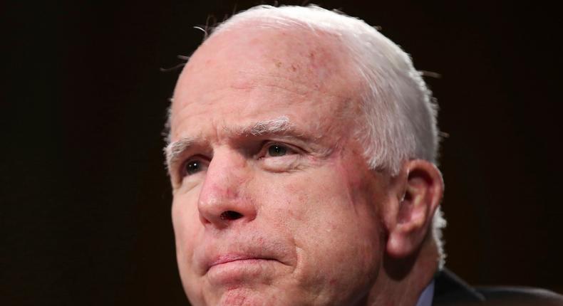 Sen. John McCain of Arizona in Washington on January 12.