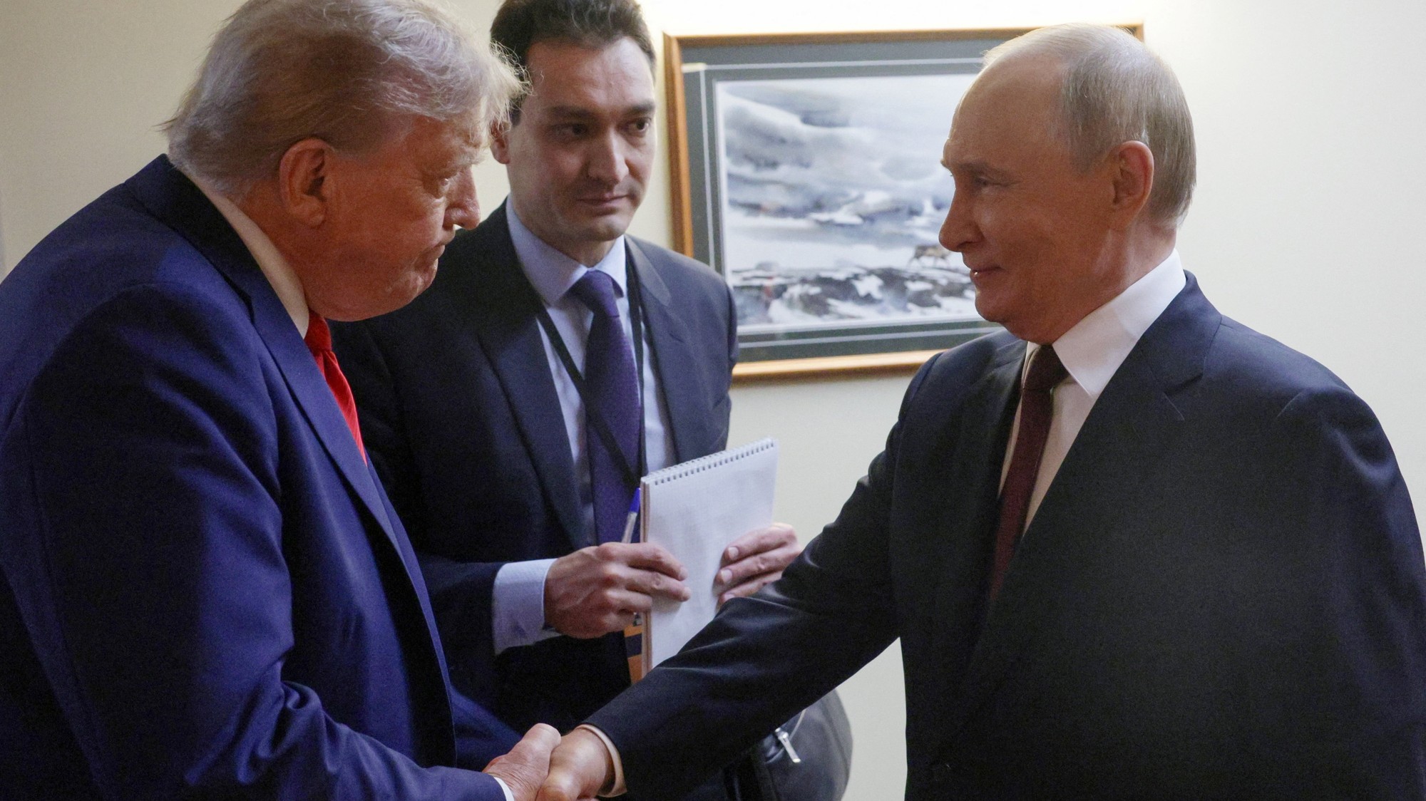 Americký prezident Donald Trump a ruský prezident Vladimir Putin