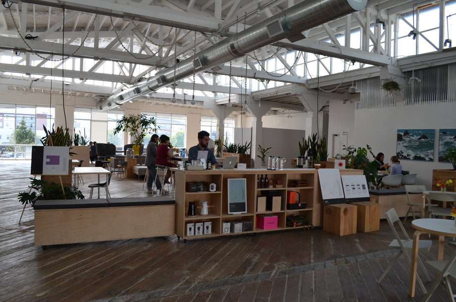 Although the Stowells say they get compared to WeWork, the uber-hot startup that rents offices and desks in more than 20 cities around the world, they want to be more like an amped-up version of a nice cafe than a permanent office space for clients.