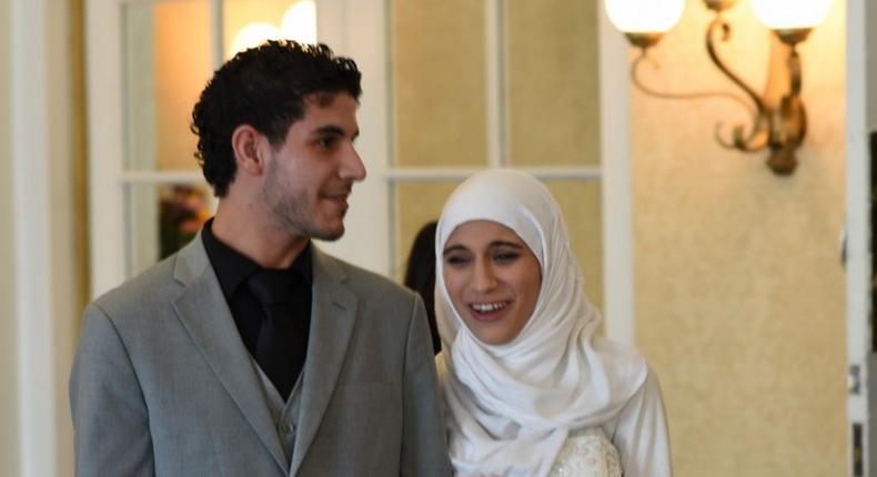 23-yr-old Mohammad Al-Noury and his wife, 21-yr-old Athar Farroukh wedded in Syria but fled barely ten days later after of series of bombings