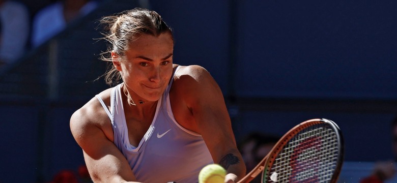 Sabalenka pierwszą finalistką turnieju WTA w Madrycie