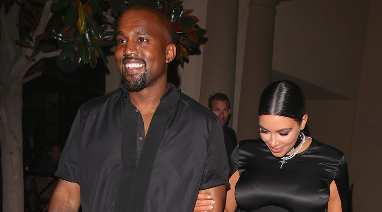 Kim Kardashian és Kanye West /Fotó: Northfoto