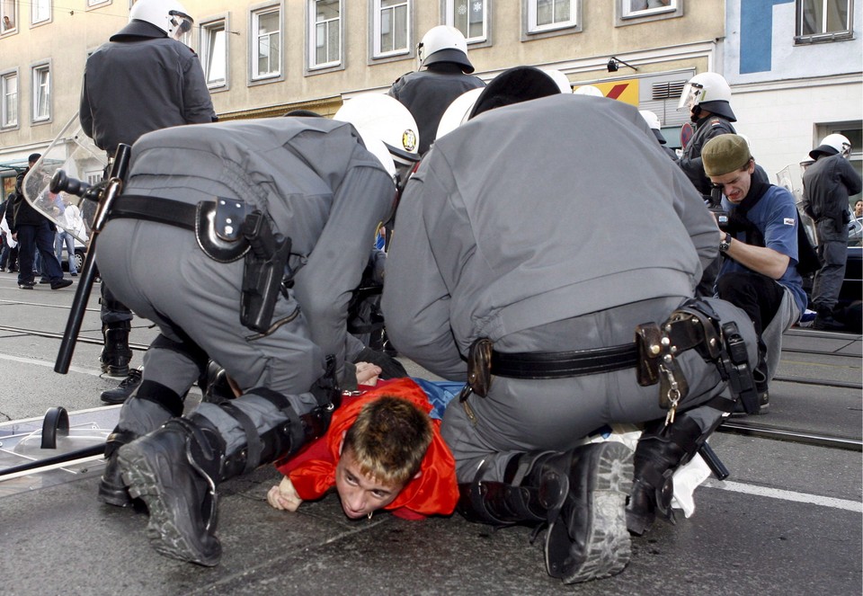 AUSTRIA SERBIA KOSOWO NIEPODLEGŁOŚĆ PROTEST