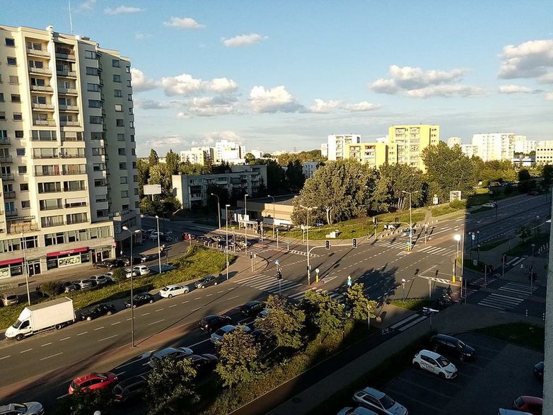 Skrzyżowanie z ulicą Herbsta w Warszawie